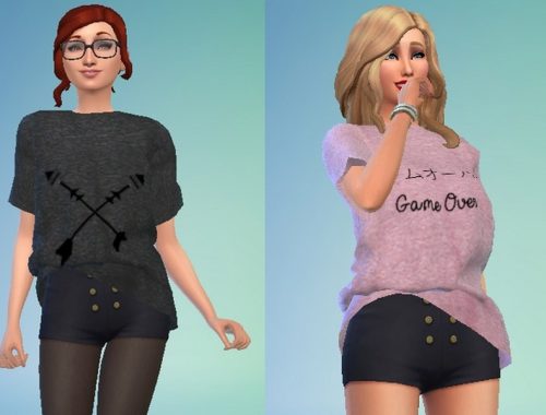 Miharu_Chan Recolor Freeboxyshirt - mesh needed