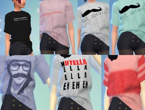 Miharu_Chan Recolor Freeboxyshirt - mesh needed