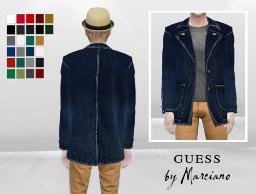 Jourdan Denim Long Coat Jacket