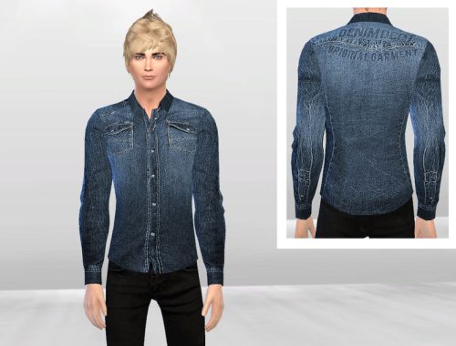 Shades Of Navy Denim Polo