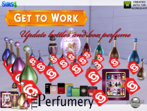 The perfumery get to work bottles and box updates