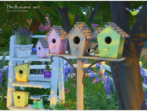 Birdhouses set