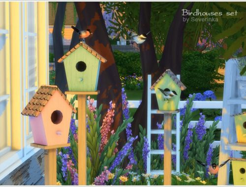 Birdhouses set