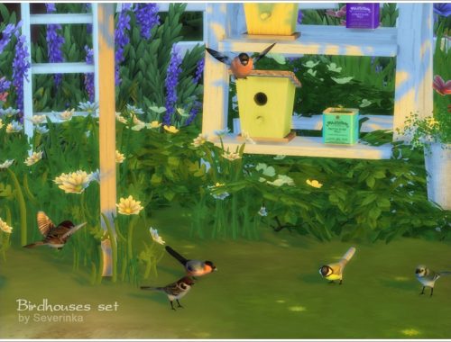 Birdhouses set