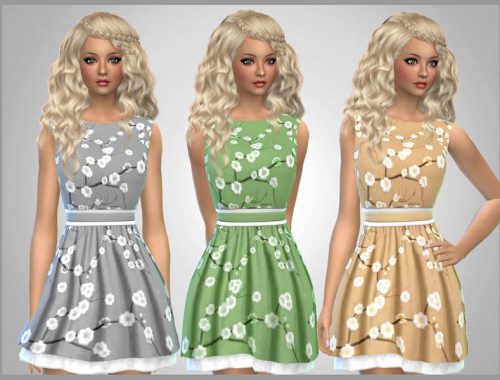 Blossom Print Dress
