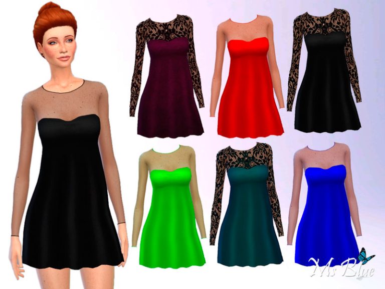 Sheer Mini Dress - The Sims 4 Catalog