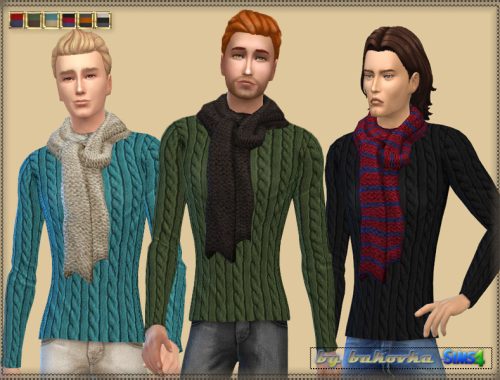 Sweater with Scarf