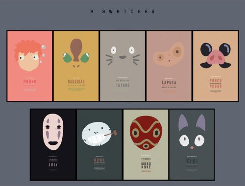 3T4 Studio Ghibli Movie Posters