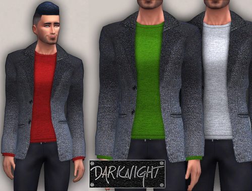 Wool Pullover and Blazer