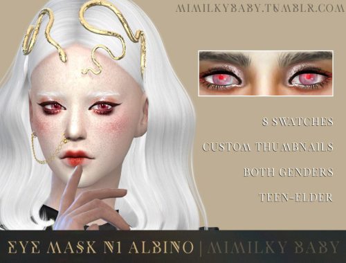 Albino Eye Mask N1