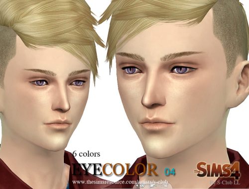 S-Club LL thesims4 eyecolors nondefault replacement 04