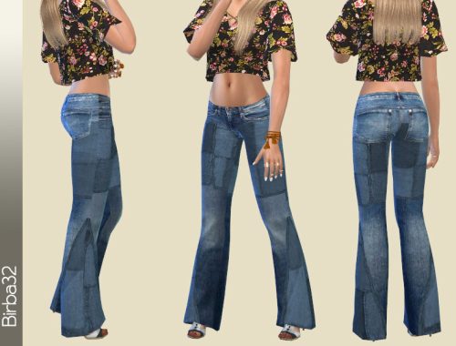 Hippie jeans Patches