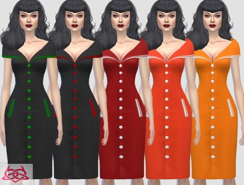 Paloma dress v.Tubo RECOLOR opaque