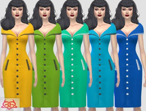 Paloma dress v.Tubo RECOLOR opaque