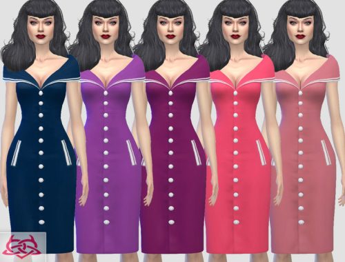 Paloma dress v.Tubo RECOLOR opaque