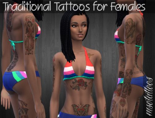 Traditional Tattoos for Females