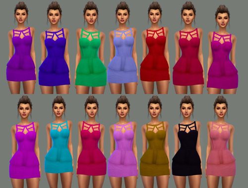 Bodycon Peplum Dress