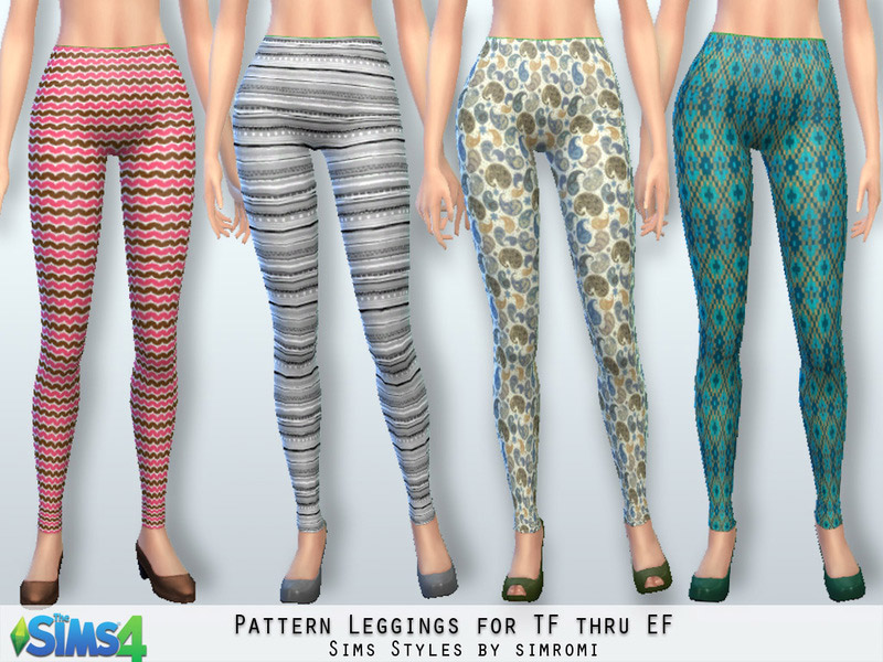Sweater and Leggings Set for TF to EF - The Sims 4 Catalog