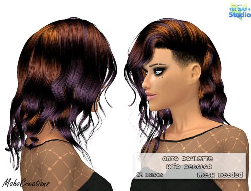Anto Roulette Hair Recolor - mesh needed