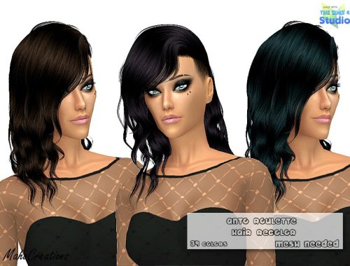 Anto Roulette Hair Recolor - mesh needed