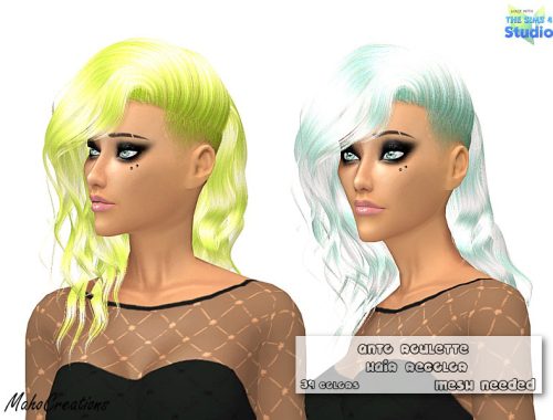 Anto Roulette Hair Recolor - mesh needed