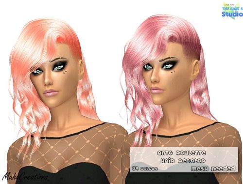 Anto Roulette Hair Recolor - mesh needed