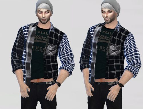 Mixed Panel Shirt Collection