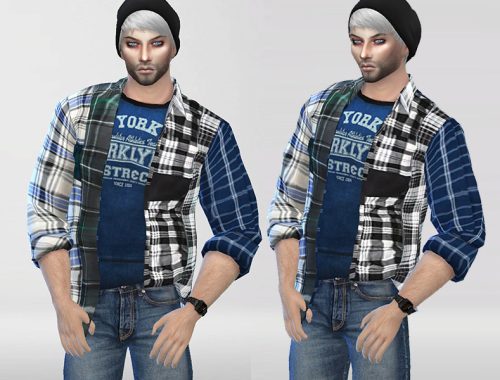 Mixed Panel Shirt Collection