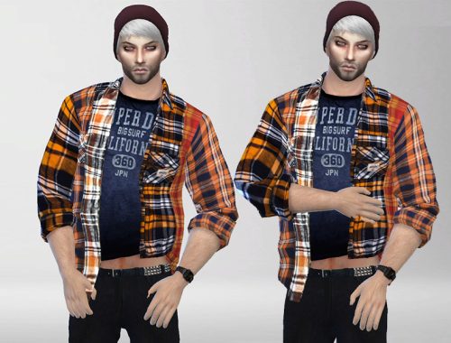 Mixed Panel Shirt Collection