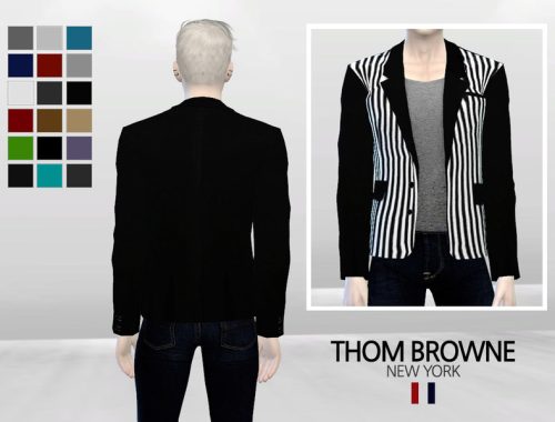 Narcissus Striped Fashion Blazer