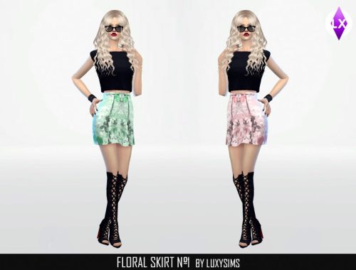 Floral Skirt N?1