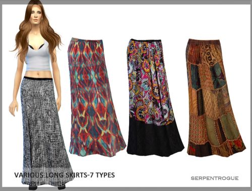 Various Long Skirts