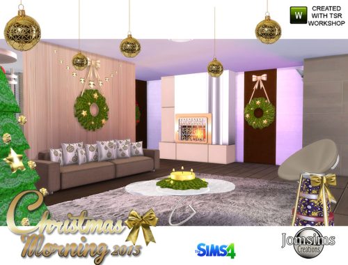 Christmas morning 2015 living room