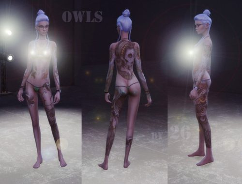 26 Ink - Owls Tattoo