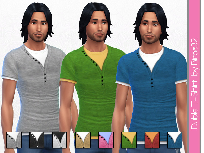 Duble T-Shirt - The Sims 4 Catalog