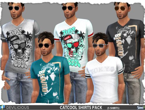 CatCool Shirts 5-Pack