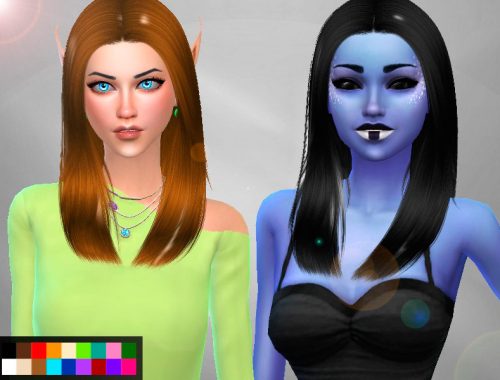 Retexture Hair Nightcrawler New Yorker - Mesh needed
