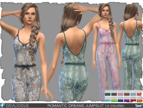 Romantic Dreams Jumpsuit (Transparent 12 Colors)