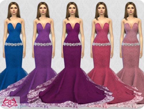 Wedding Dress 8 RECOLOR 4 (Needs mesh)
