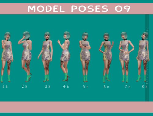 Model poses 09