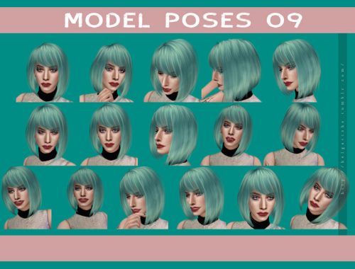 Model poses 09