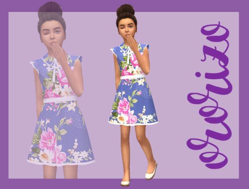 Flower Dress Child - Romantic Garden needed