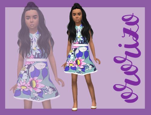 Flower Dress Child - Romantic Garden needed
