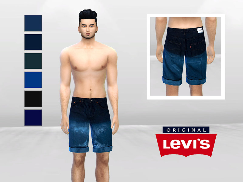 Collectors Dip Dye Short - The Sims 4 Catalog