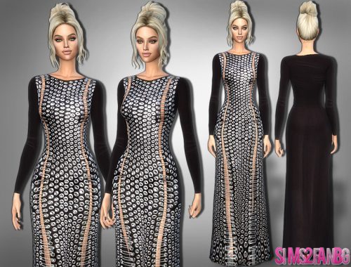 313 - Designer Open Dress