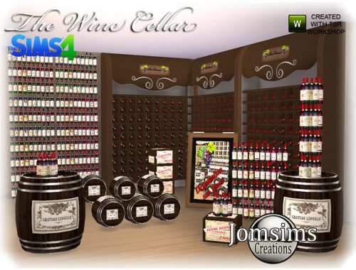 The wine cellar sims 4