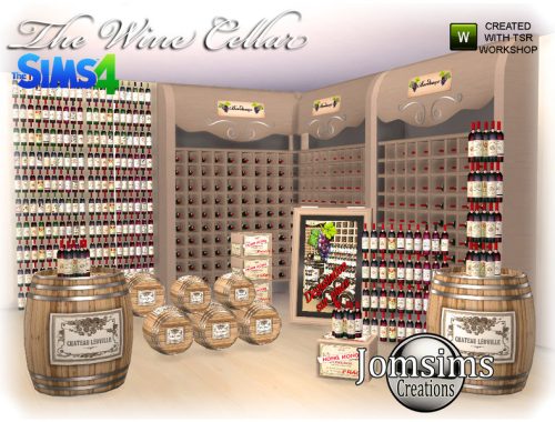 The wine cellar sims 4