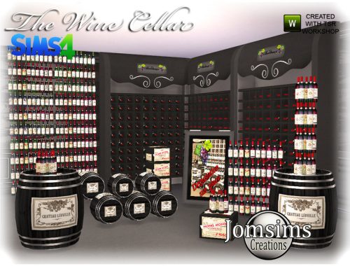 The wine cellar sims 4