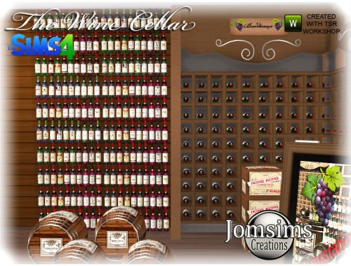 The wine cellar sims 4