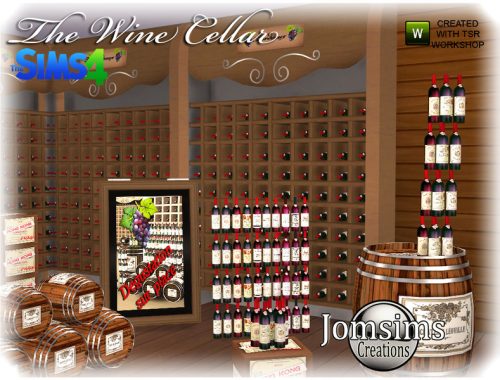 The wine cellar sims 4
